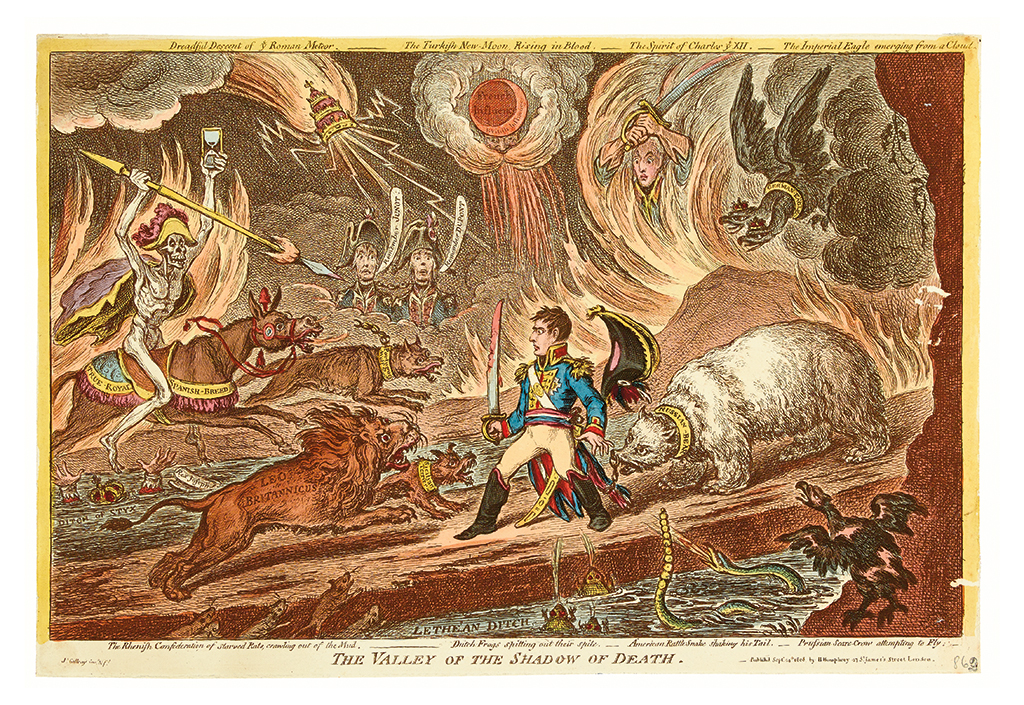 GILLRAY, JAMES. The Valley of the Shadow of Death.